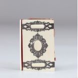 19th ivory and silver prom notebook