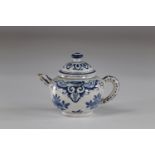 China blue white porcelain teapot