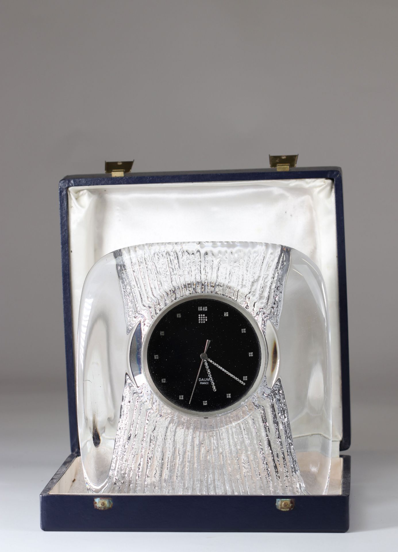 Daum Nancy clock in its box - Image 2 of 2