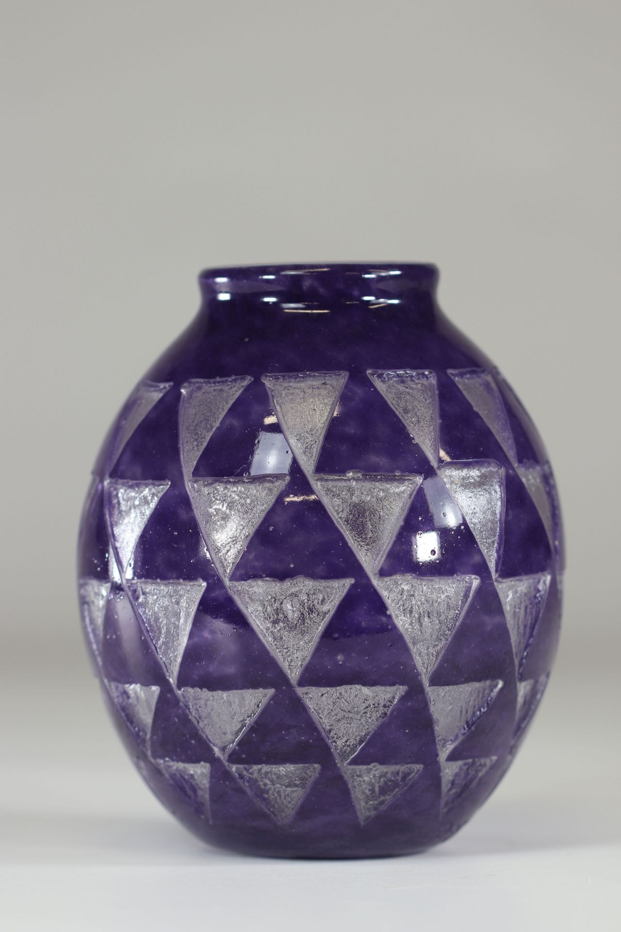Degue Art Deco vase "geometric decoration" - Image 2 of 4