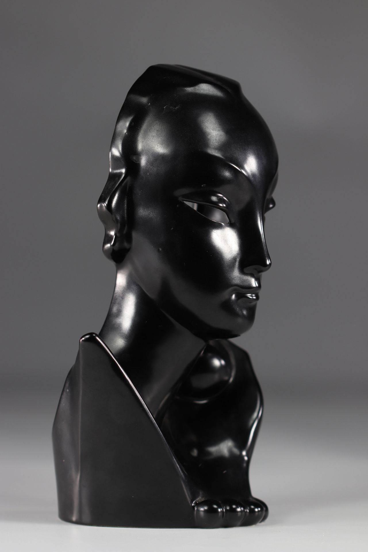 Villeroy & Boch Septfontaines mask "Eve" by Edouard Hermanutz 1930/1940 - Image 3 of 6