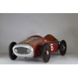 Old Ferrari pedal car