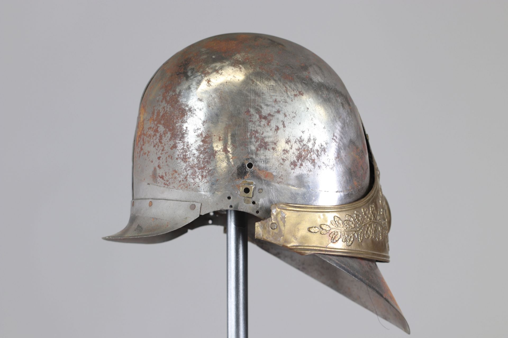 French helmet 19th unknown origin - Image 2 of 5