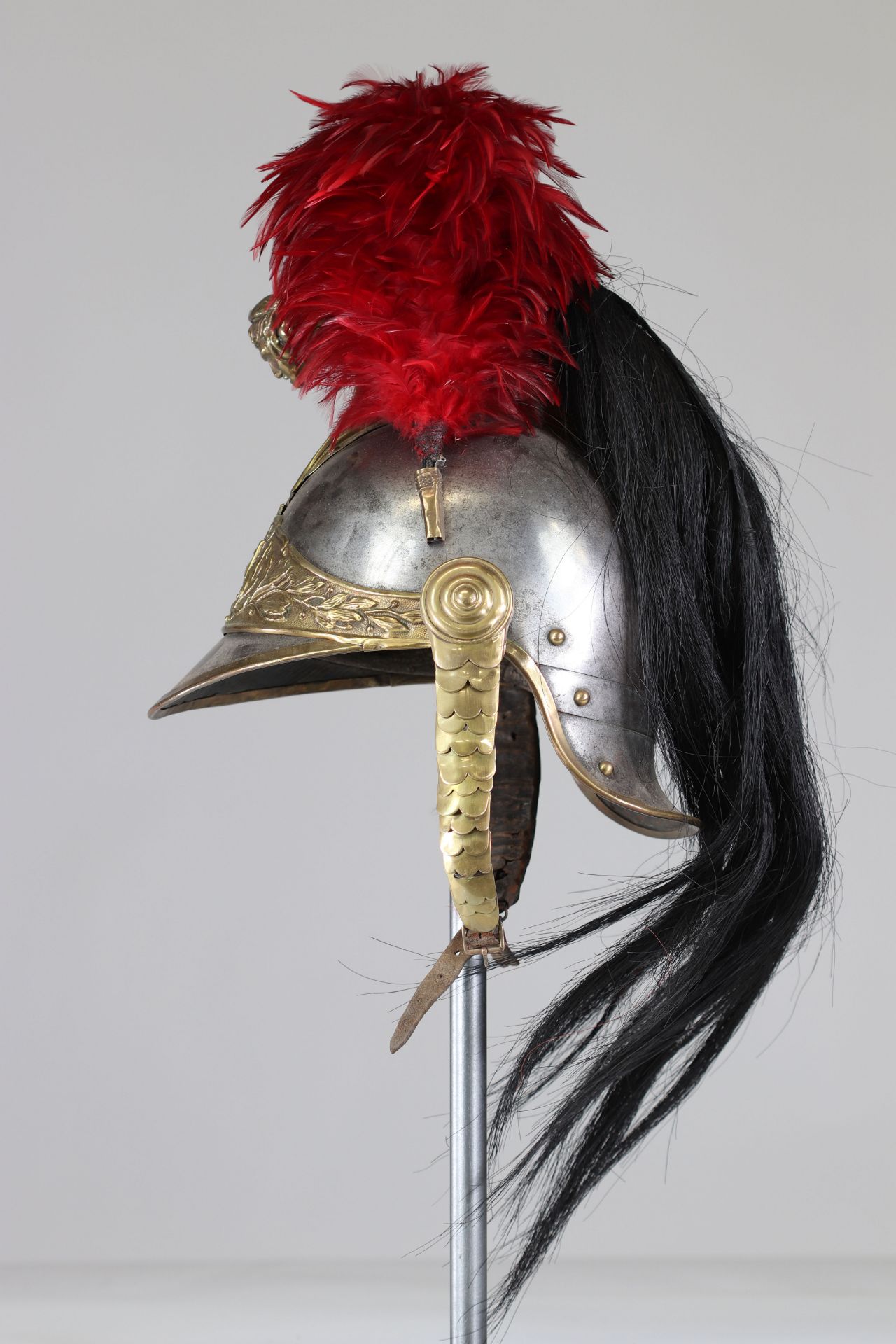 French helmet troop of the Republican Guard on horseback - Image 3 of 5