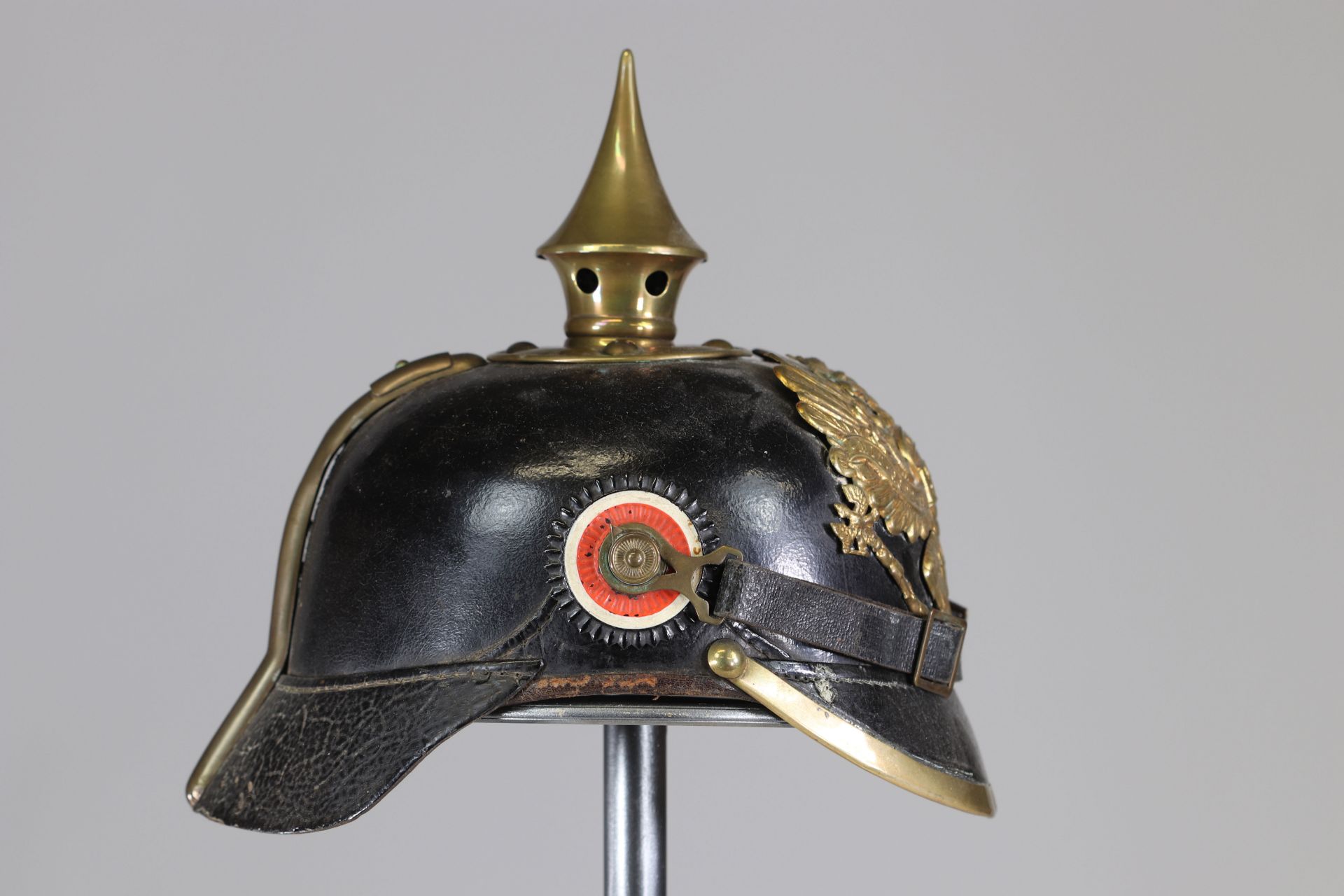 German Prussian helmet 14-18 infantry - Image 2 of 5