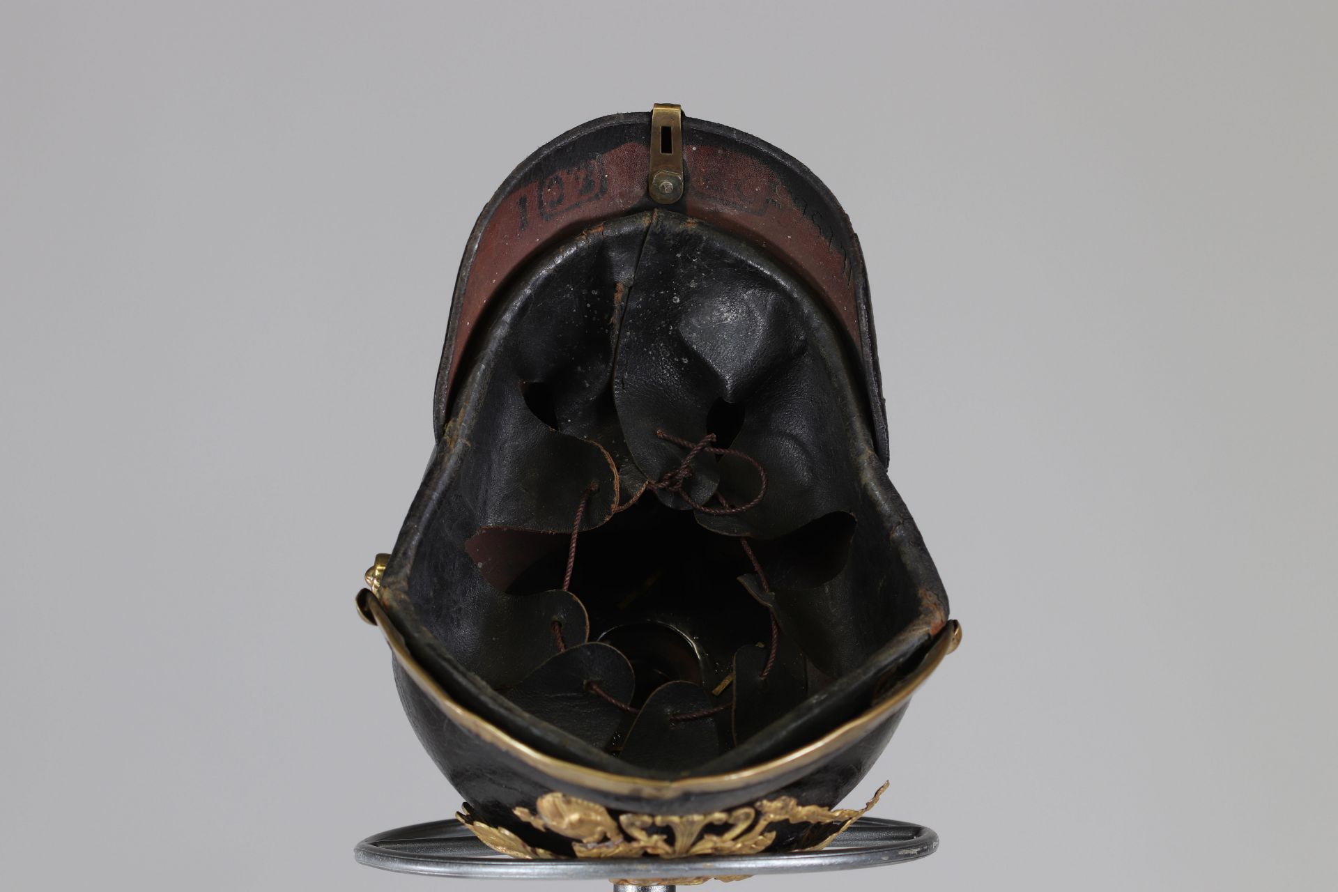 German 14-18 infantry helmet with protective cover - Image 6 of 6