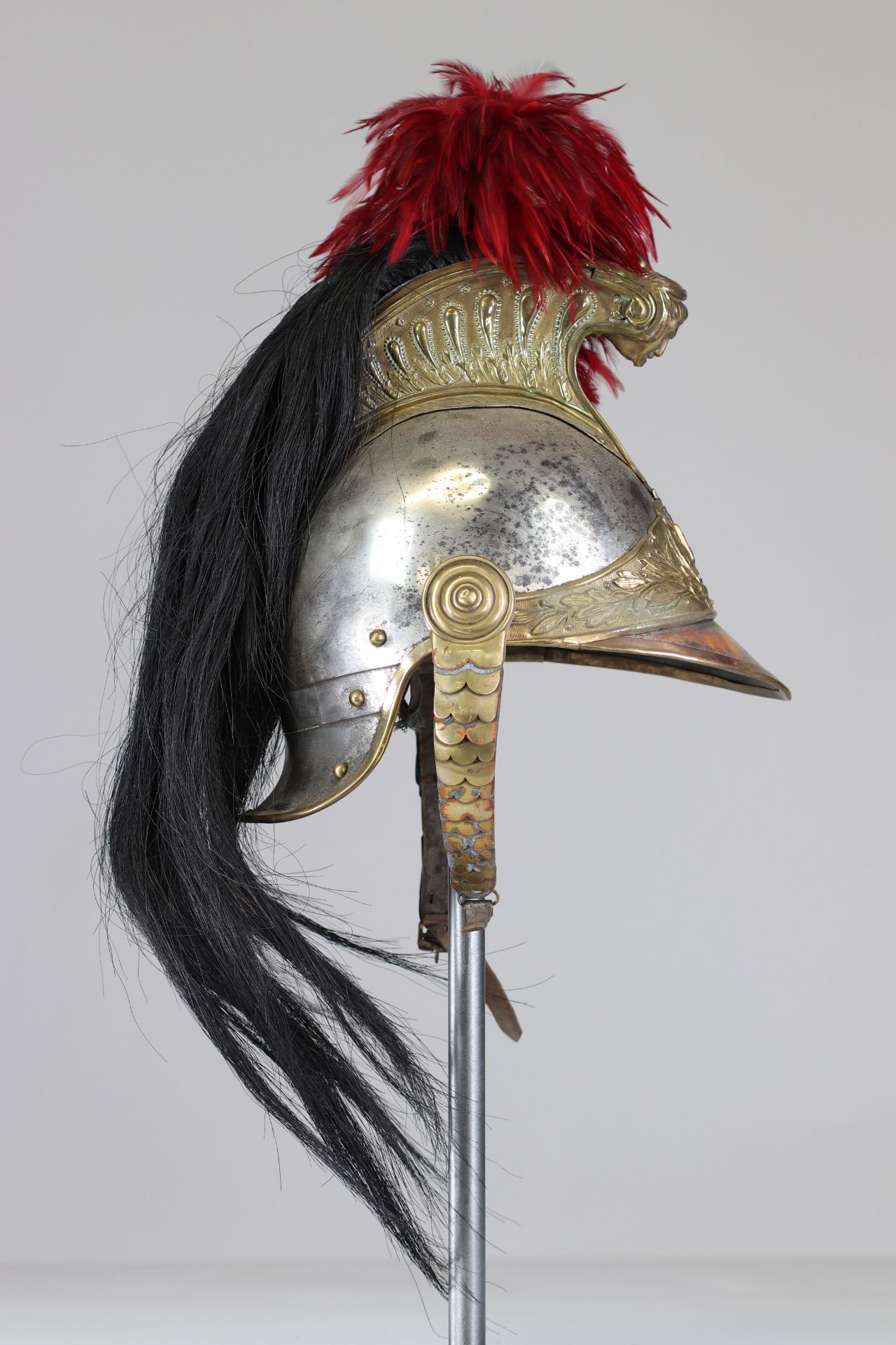 French helmet troop of the Republican Guard on horseback - Image 2 of 5