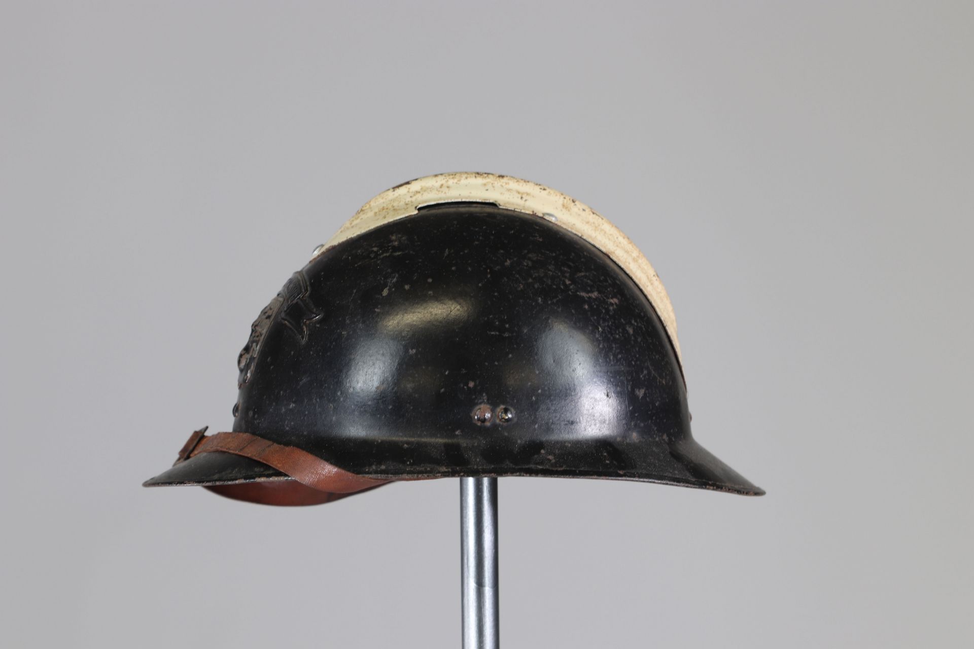French WWII passive defense helmet - Image 3 of 5