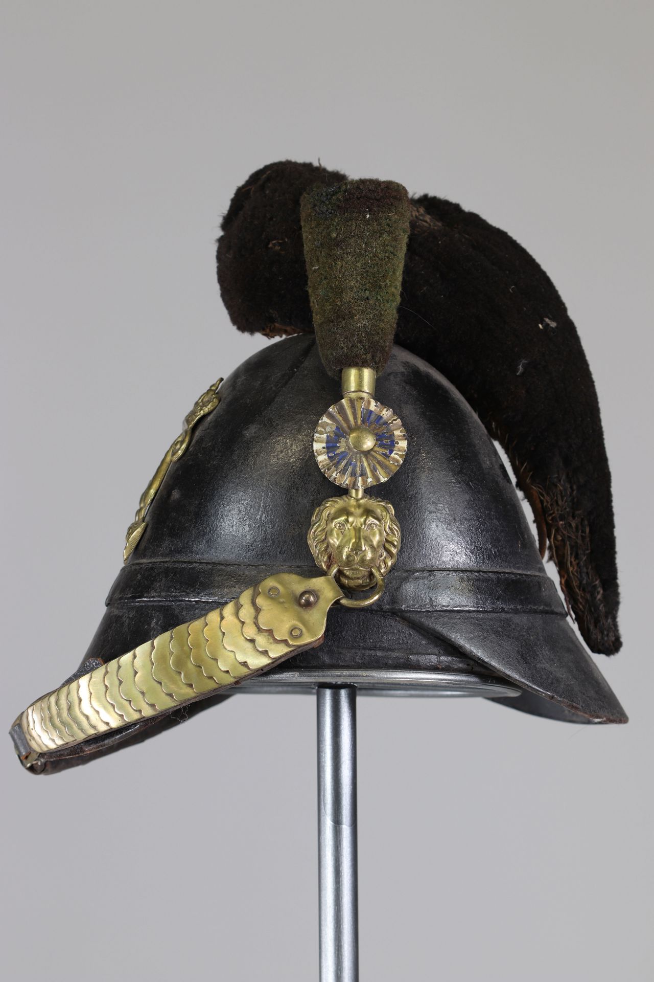 German helmet Bavarian hunter on foot 1870 - Image 3 of 5