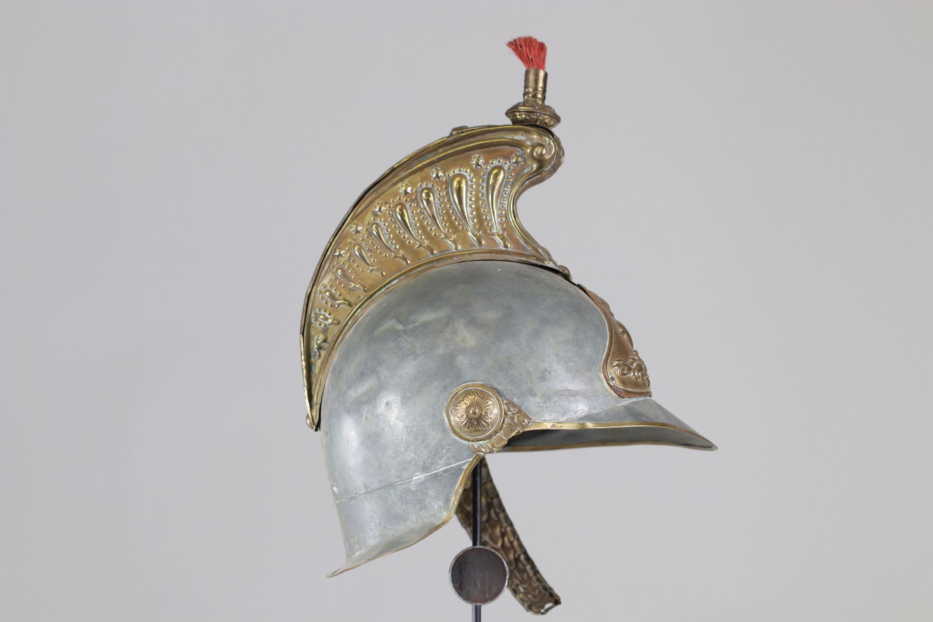 French cavalry helmet late 19th - Image 3 of 5