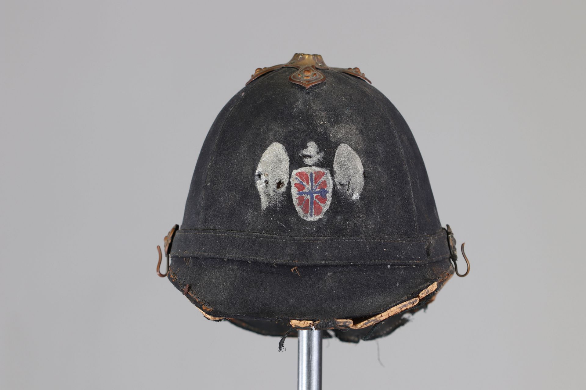 English police helmet late 19th