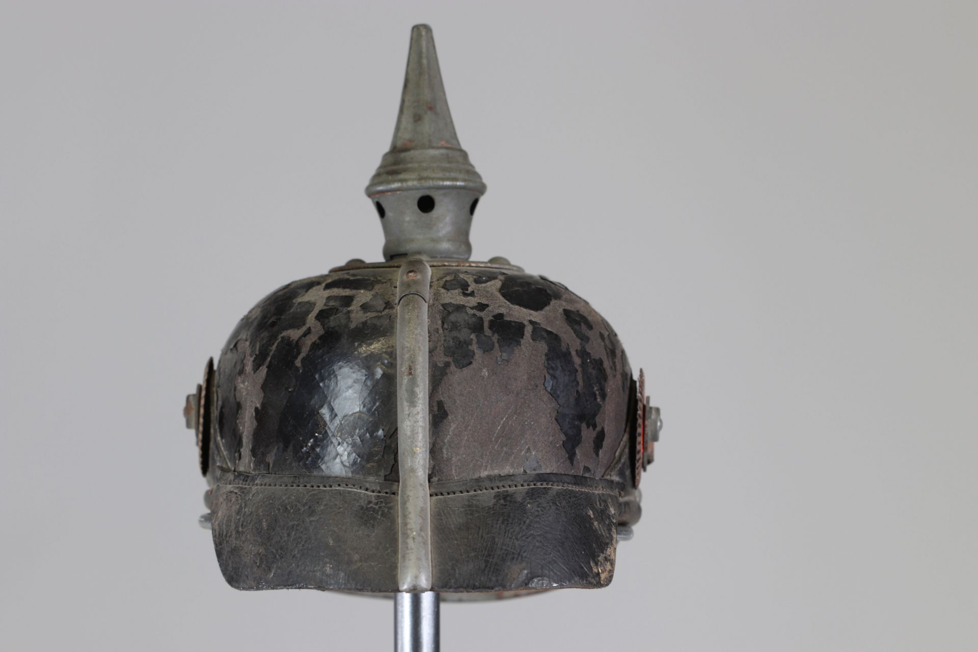 Full officer's helmet small gray - Image 4 of 5
