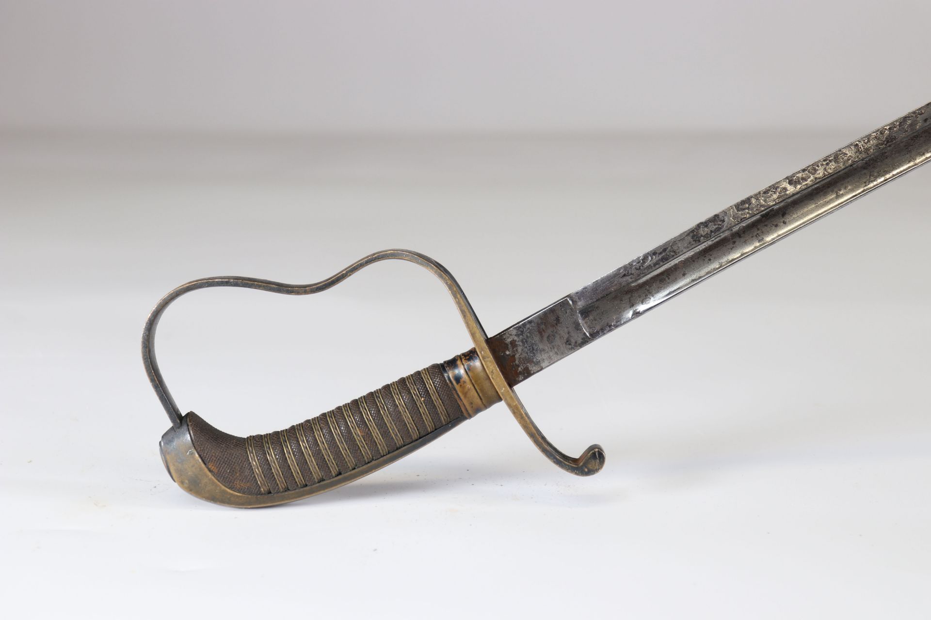 German officer's saber 1914-1918 engraved blade, - Image 3 of 4