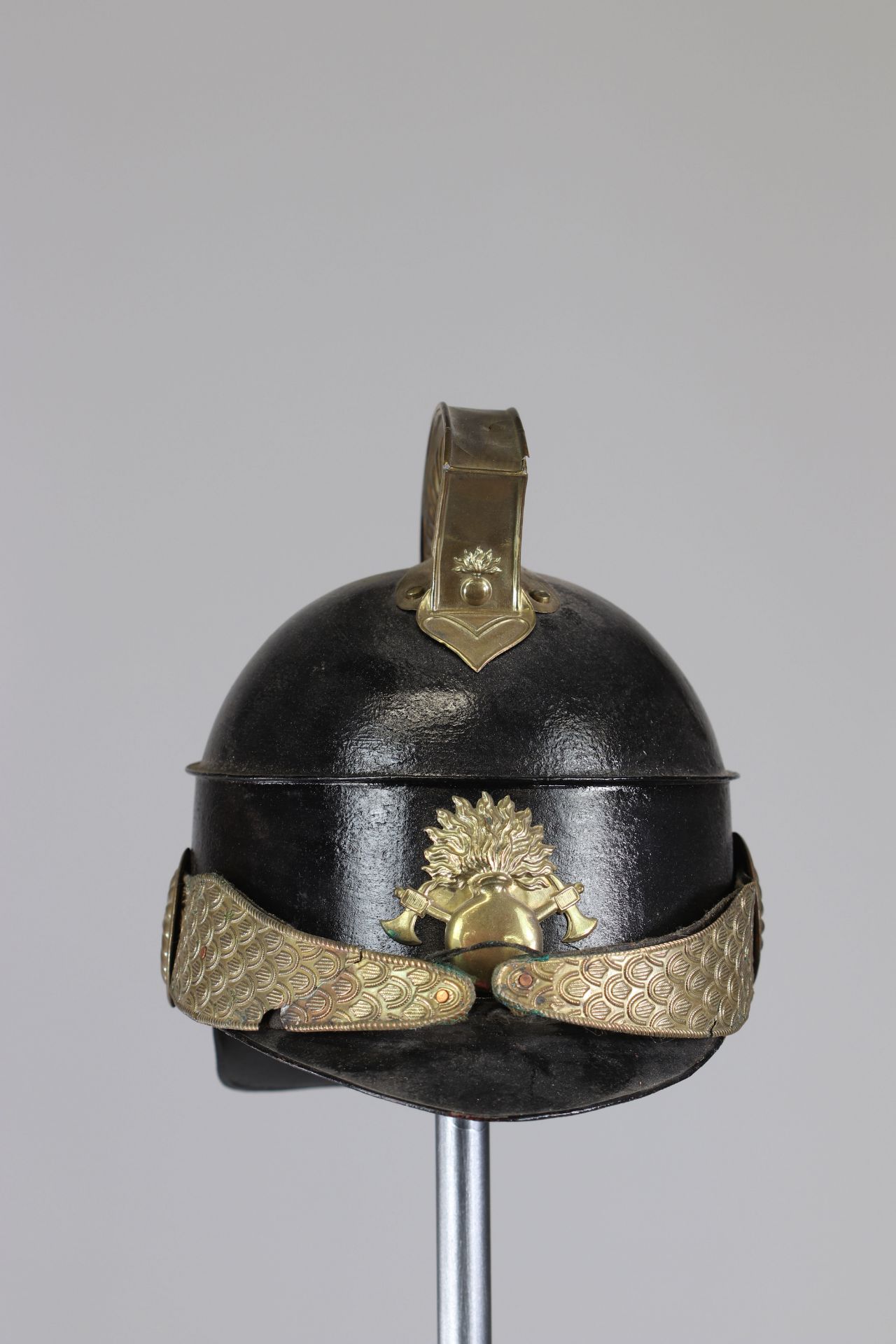 French helmet firefighters 19th