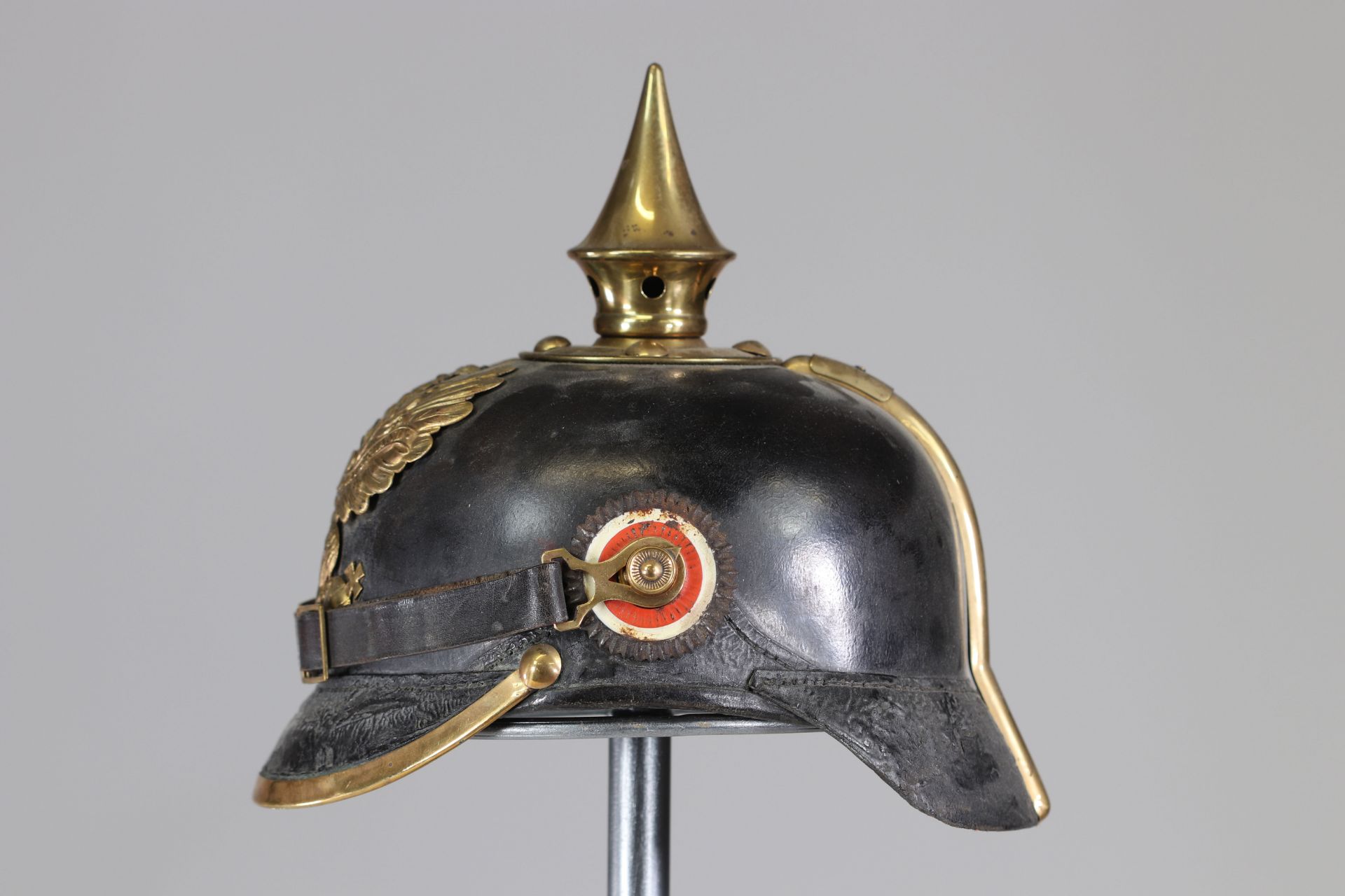 German helmet 14-18 infantry - Image 3 of 5