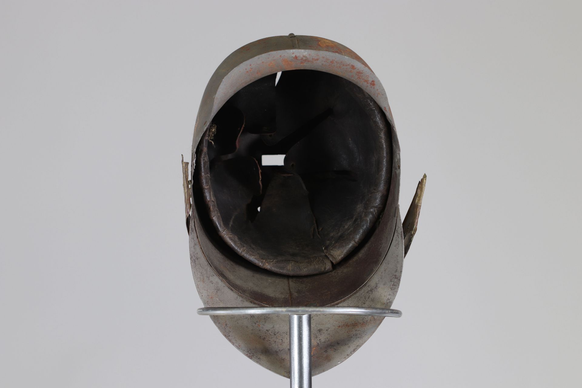 French helmet 19th unknown origin - Image 5 of 5