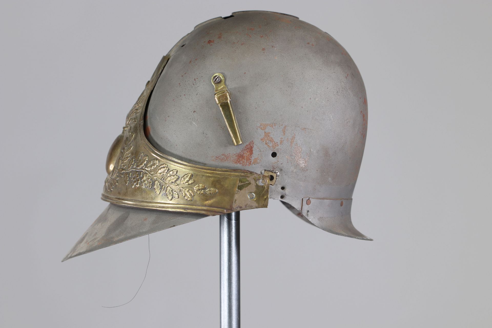 French helmet 19th unknown origin - Image 3 of 5