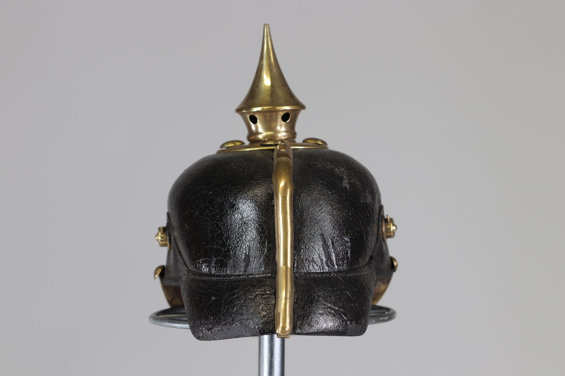 German 14-18 infantry helmet with protective cover - Image 5 of 6