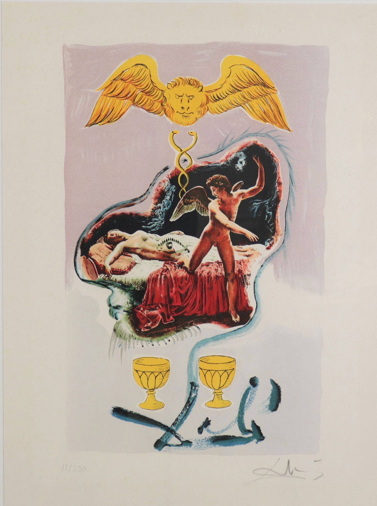 Salvador Dali. "The Winged Lion".