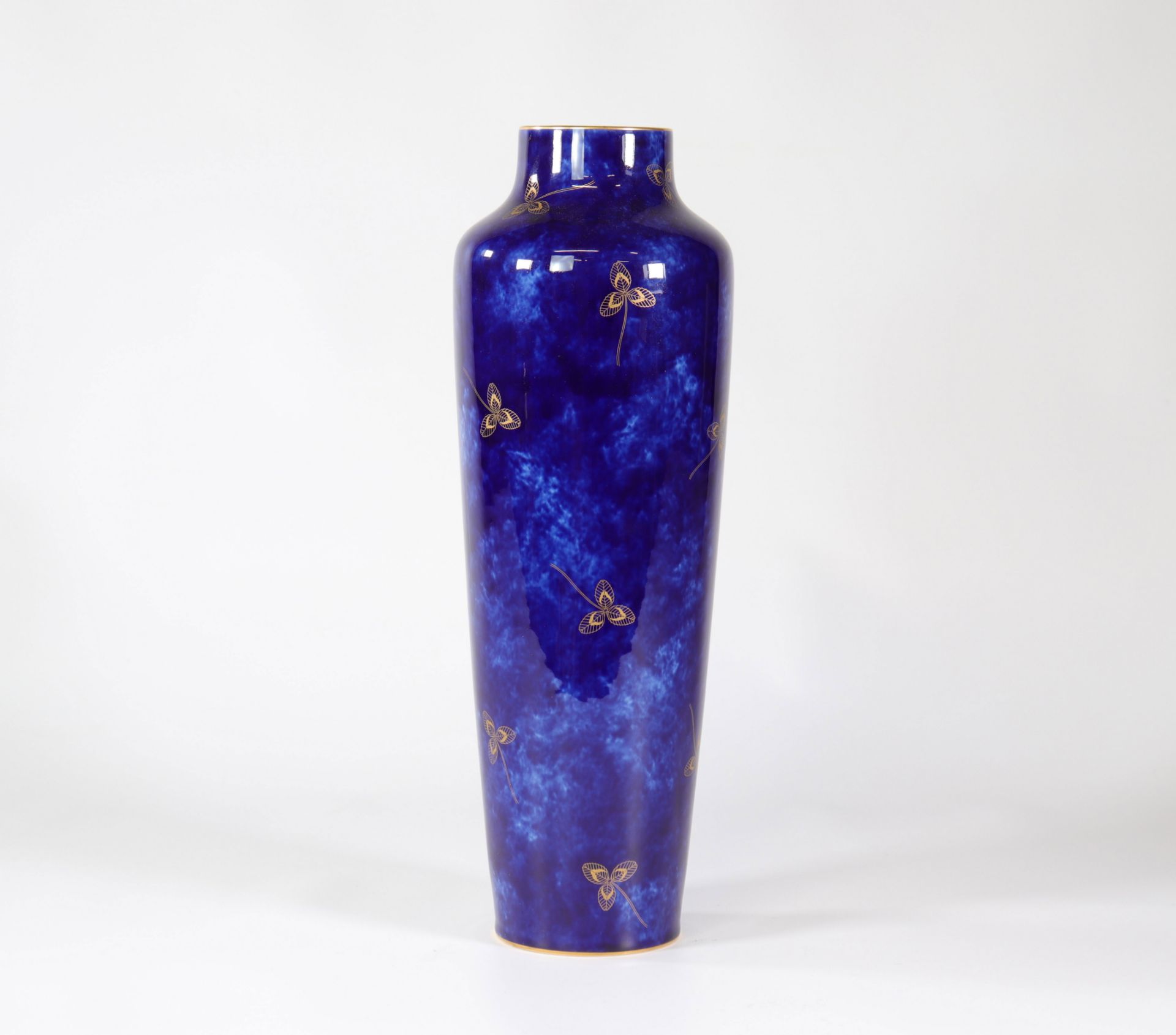 Manufacture de Sevres 1900 vase with clovers - Image 3 of 4