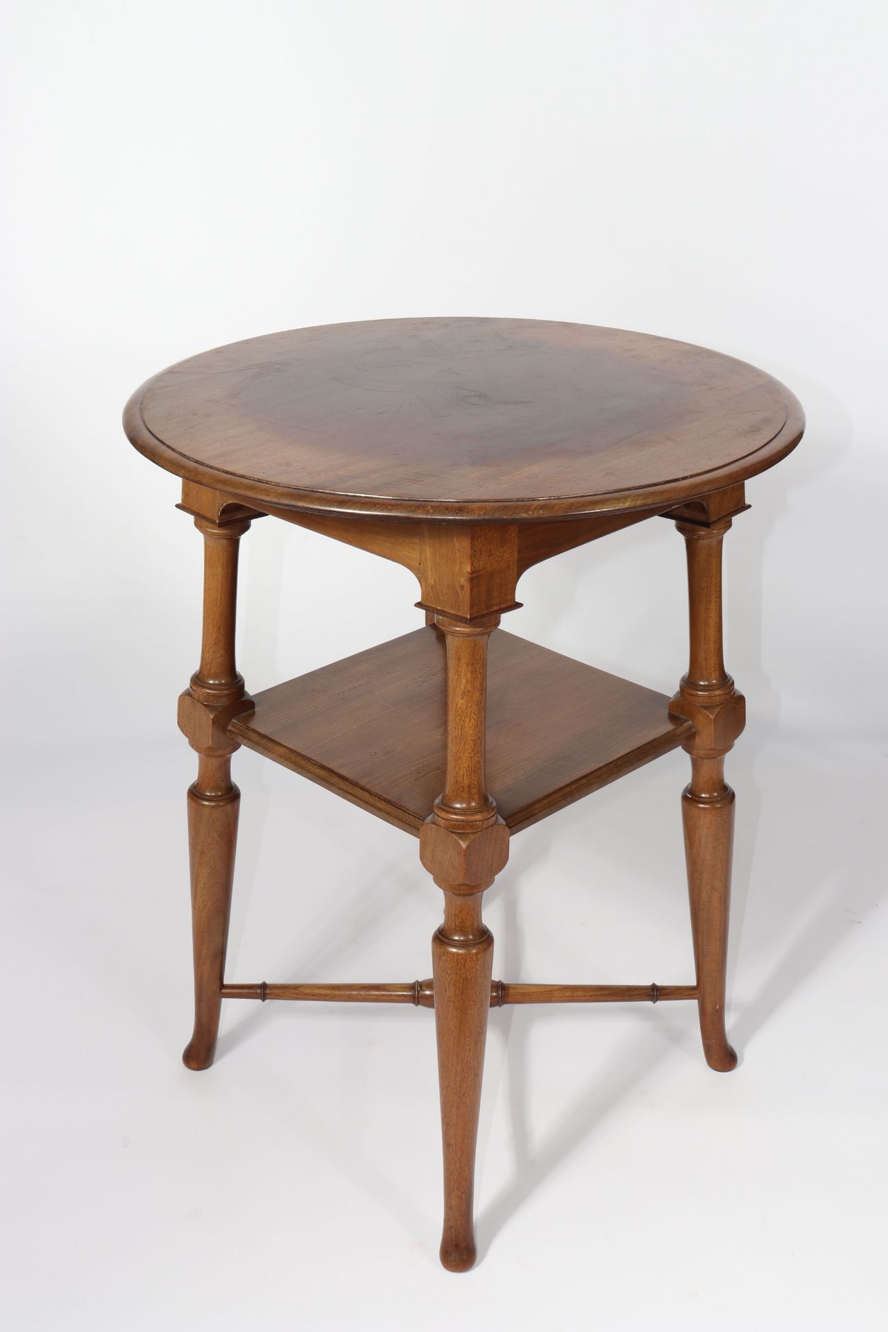 Georges Hobe (1854 - 1936) att side table in mahogany - Image 3 of 3