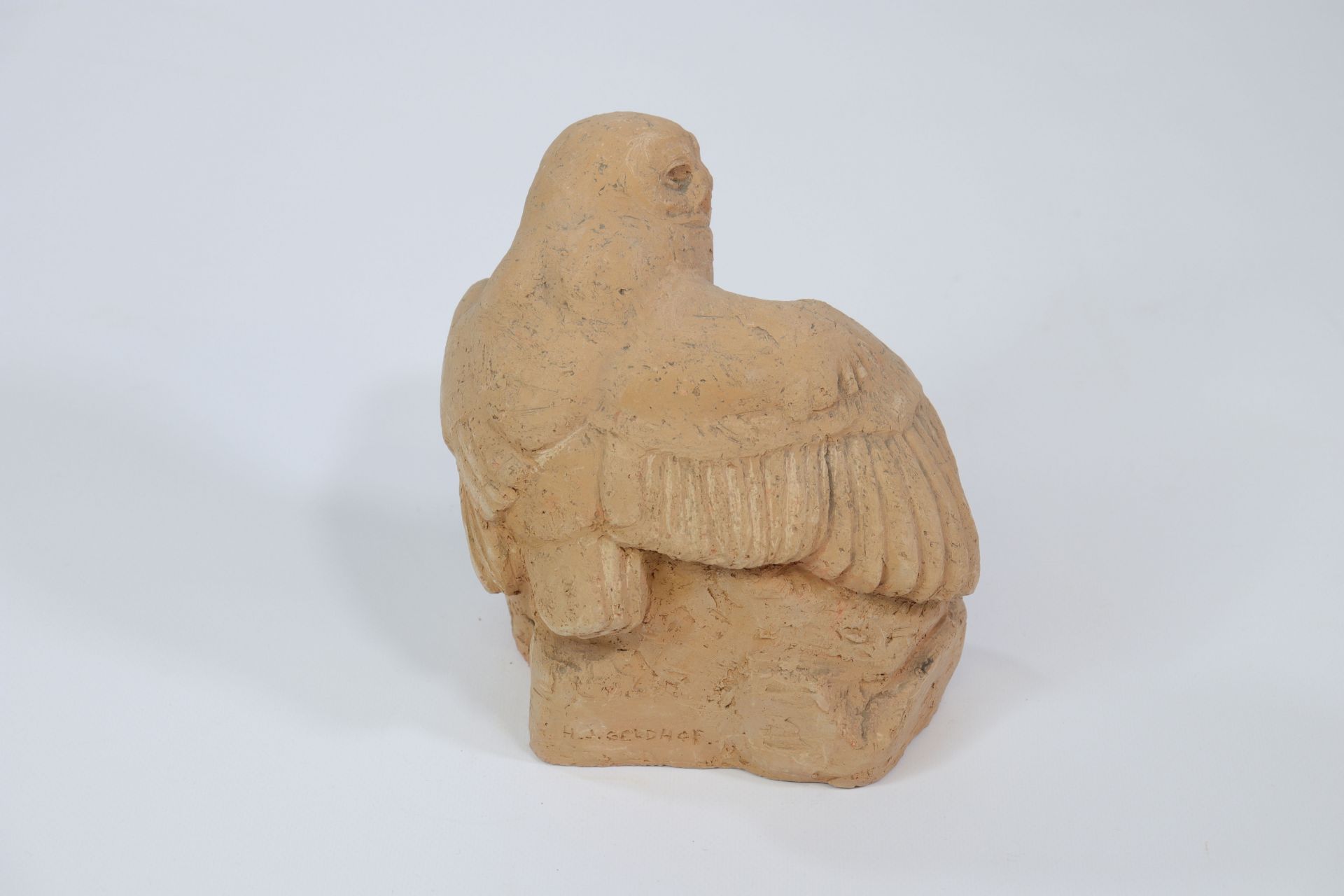 Herbert GELDHOF (1929-2007) Terracotta owls (signed from artist workshop) - Image 4 of 5