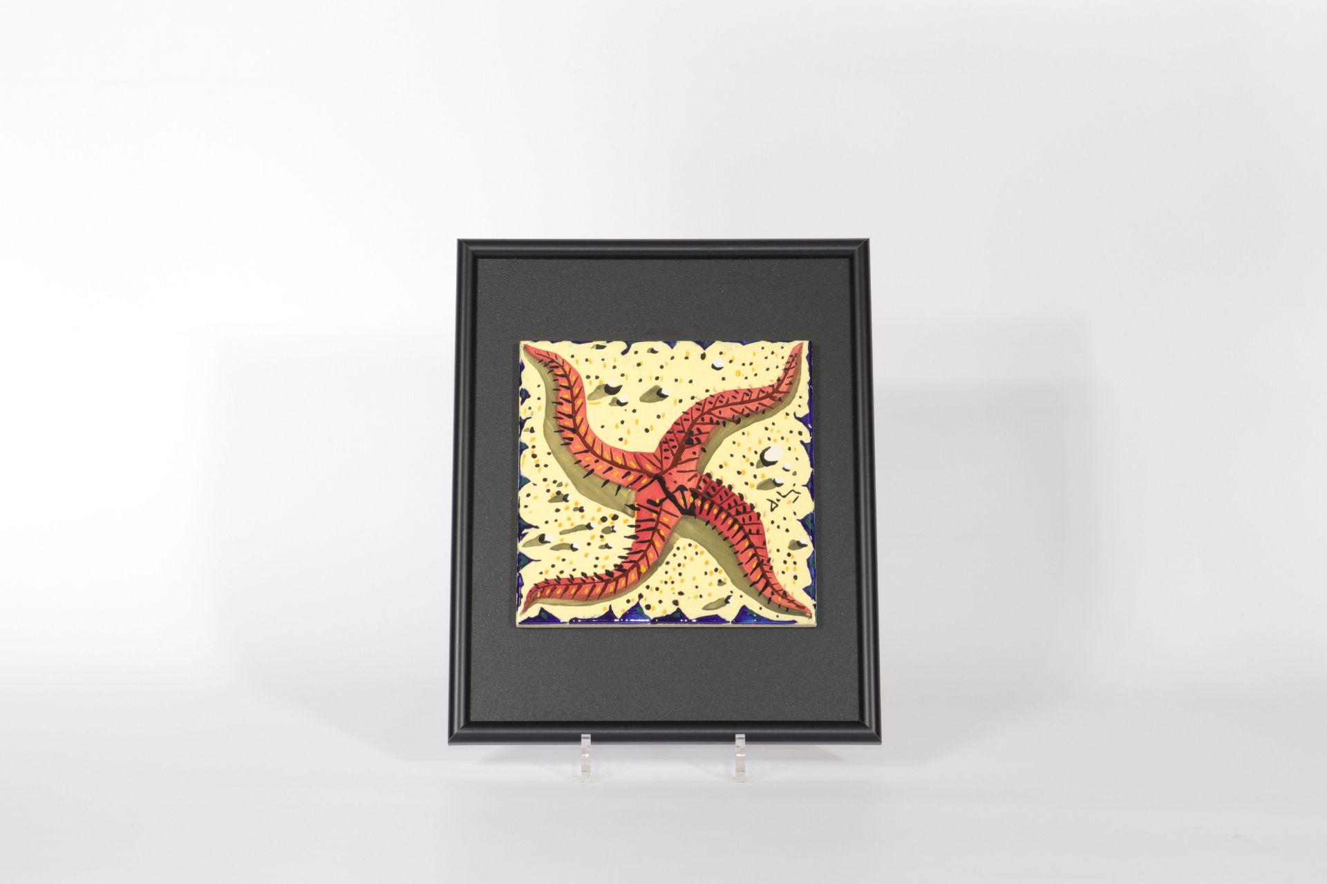 Salvador Dali. 1954. “The Game - The Sea Star n ° 4”. Hand painted ceramic and enamel. Signed "Dali"