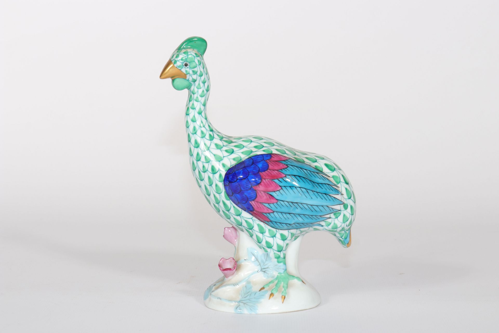 Herend Porcelain Guinea Fowl. Period XXth century