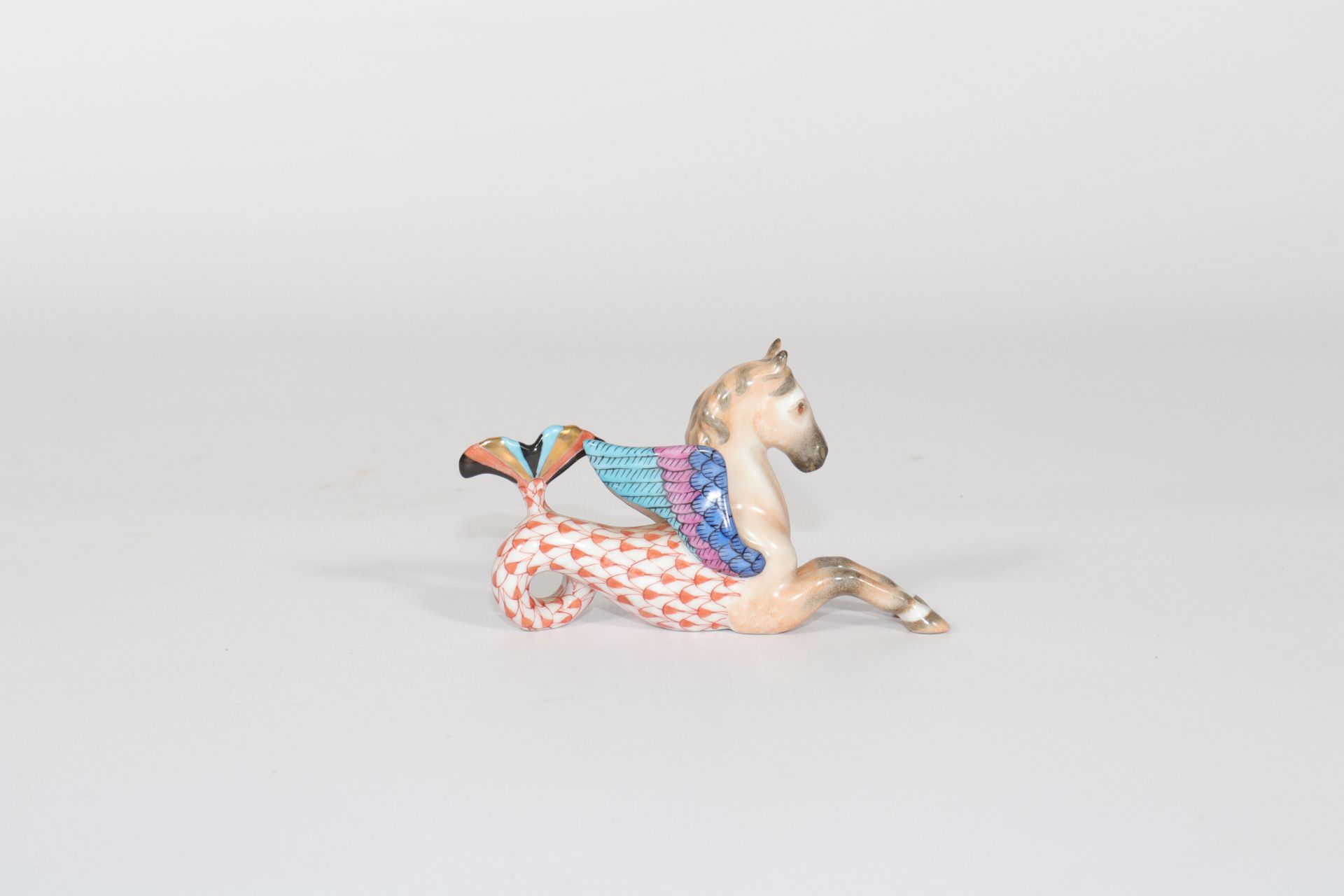 Herend Porcelain Winged Horse. Period XXth century - Image 2 of 3