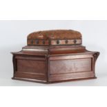 Paul Hankar att, oak chest and leather 1900