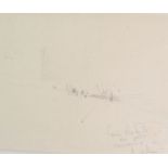Georges MATHIEU (1921-2012) drawing on paper "for Babette little souvenir"