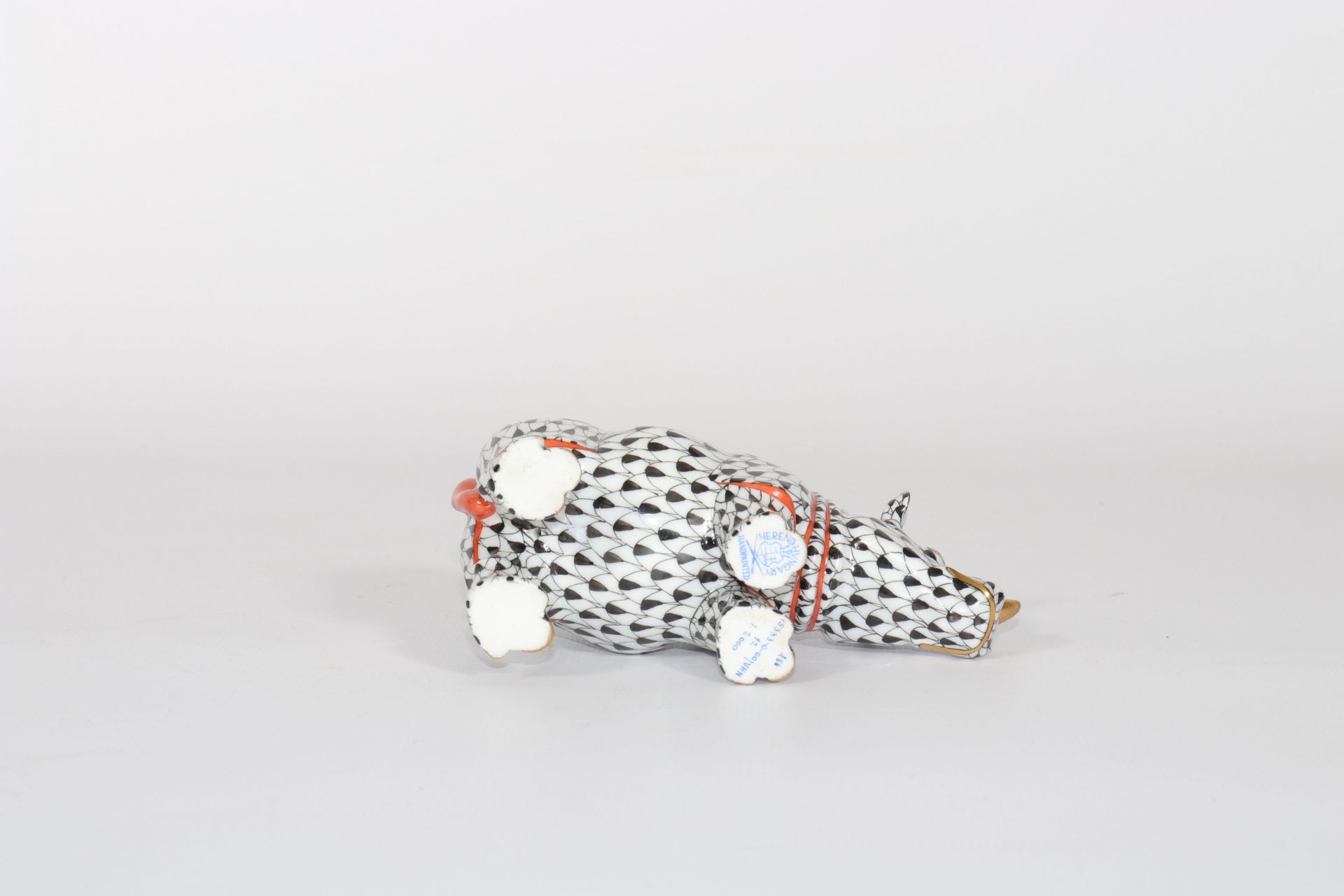 Herend Rhinoceros porcelain. Period XXth century - Image 4 of 4