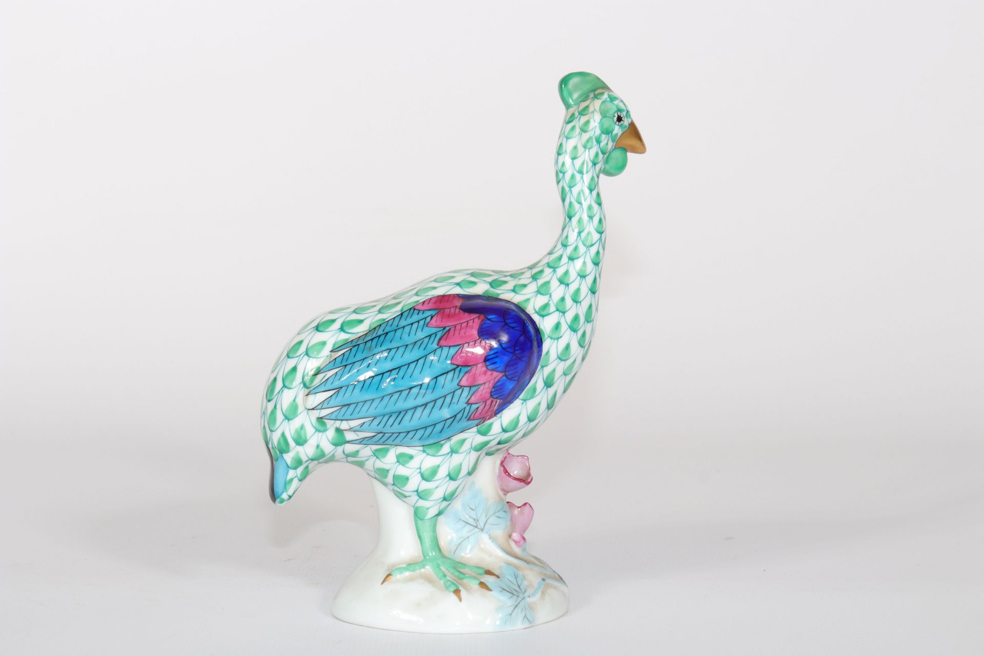 Herend Porcelain Guinea Fowl. Period XXth century - Image 3 of 5