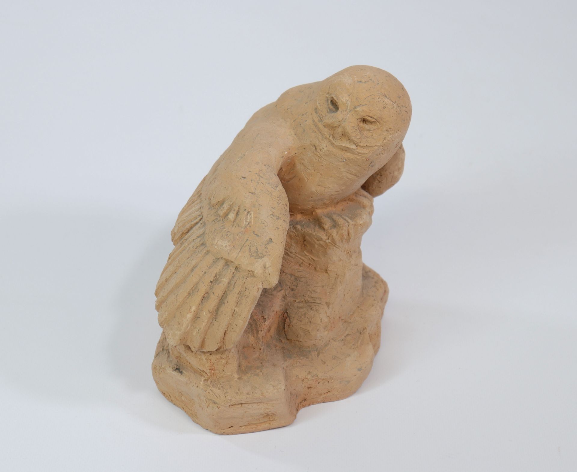 Herbert GELDHOF (1929-2007) Terracotta owls (signed from artist workshop)