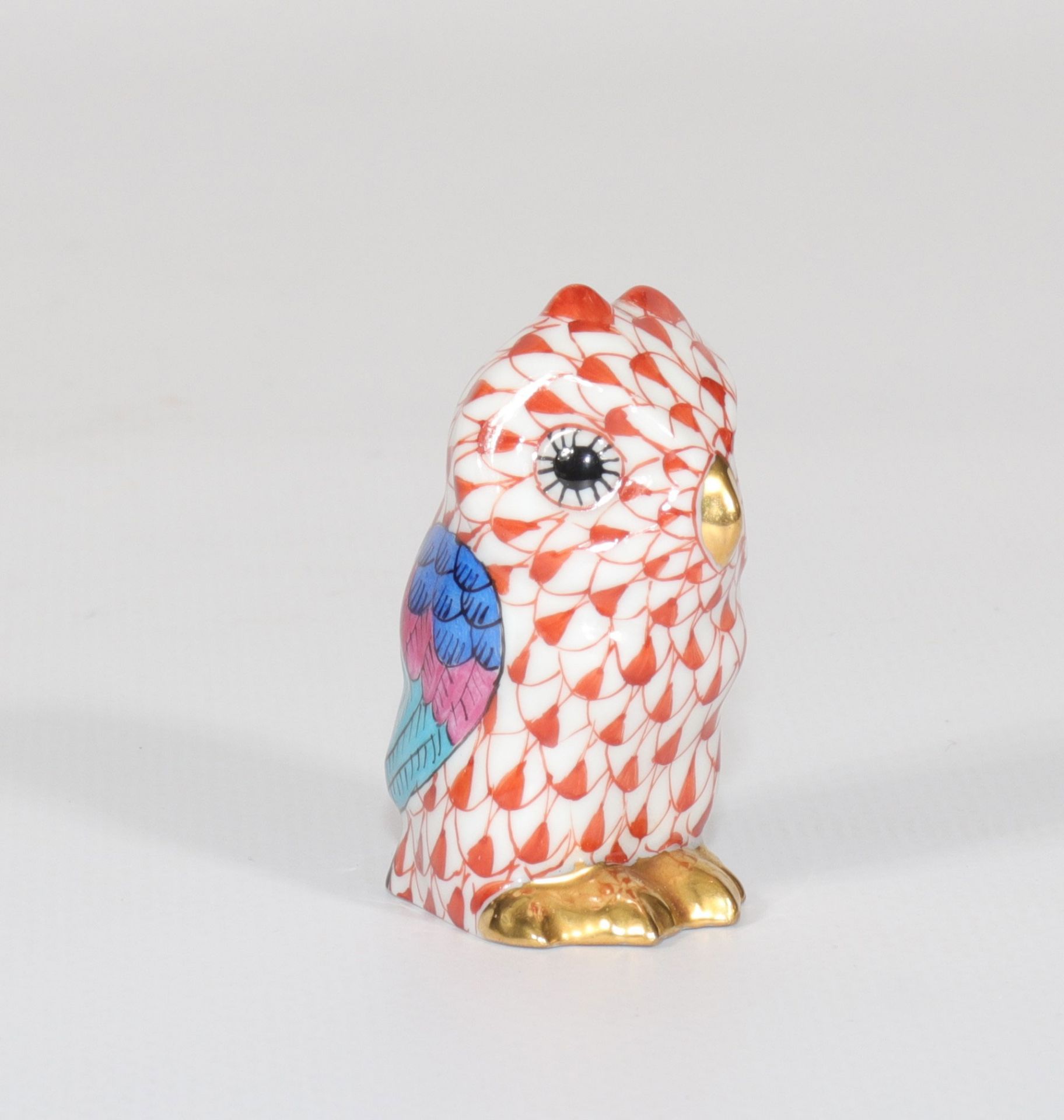 Herend Owl porcelain. Period XXth century