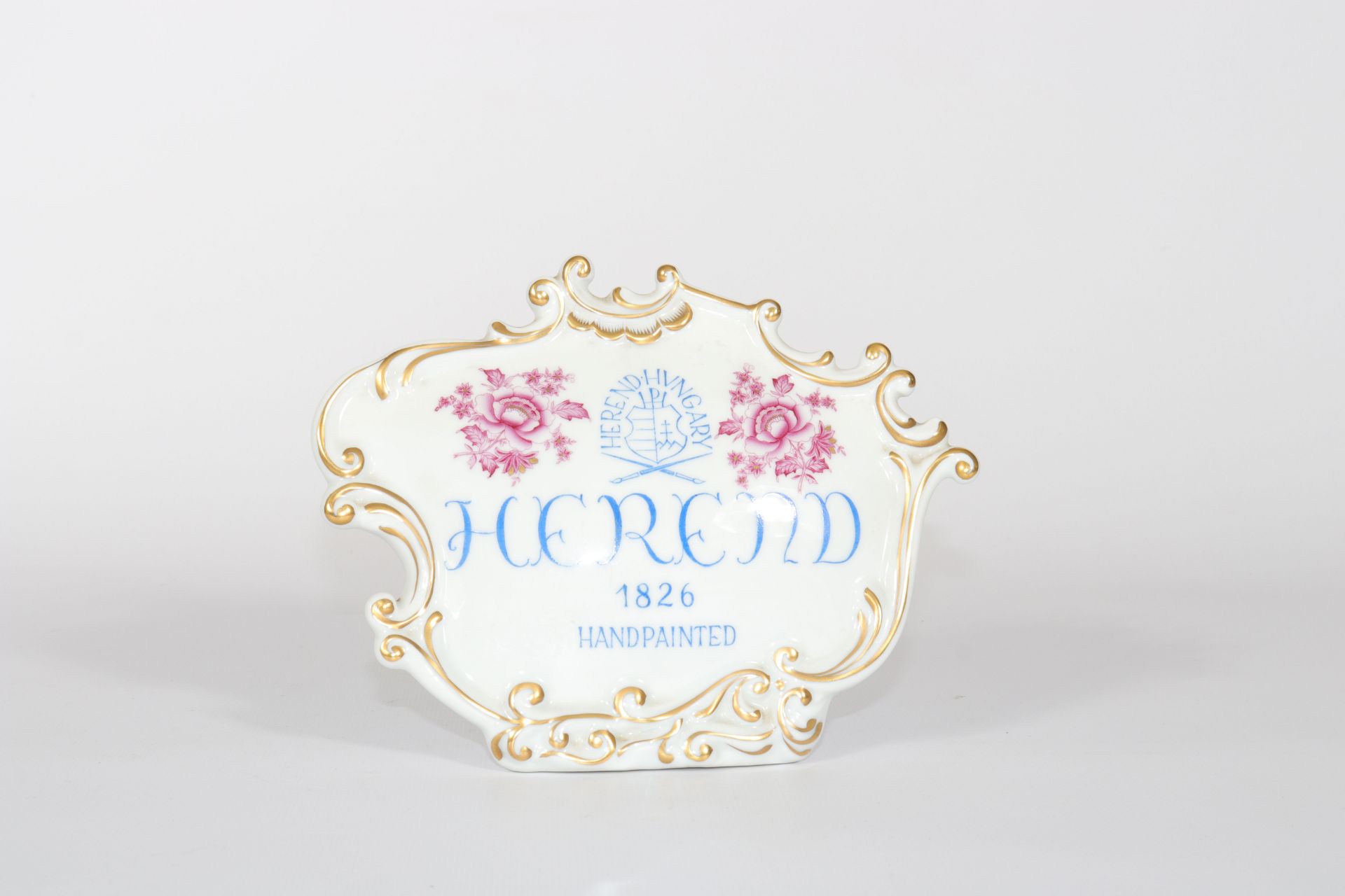 Herend porcelain plate. Period XXth century