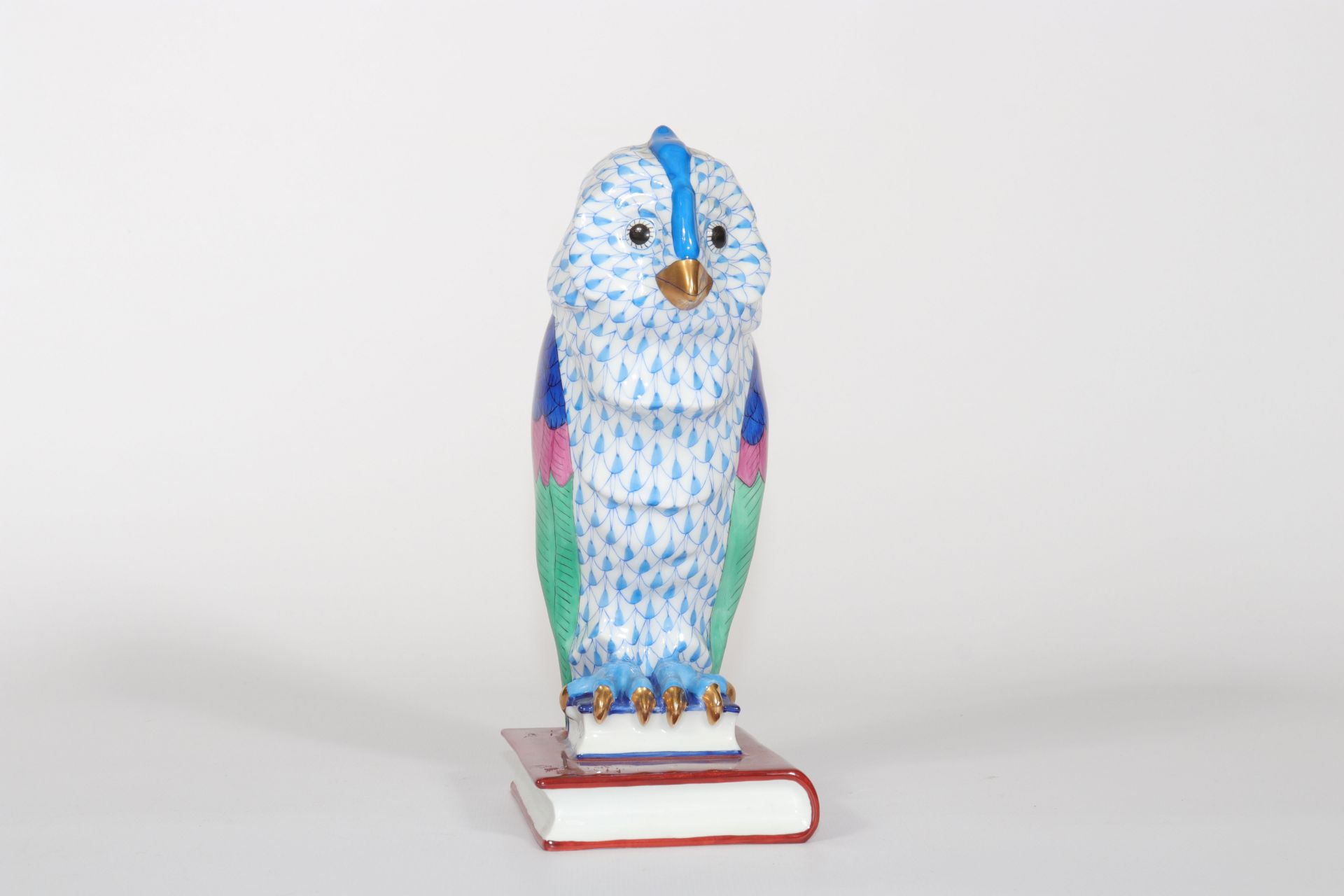 Herend Large Porcelain Owl. Period XXth century - Image 2 of 5