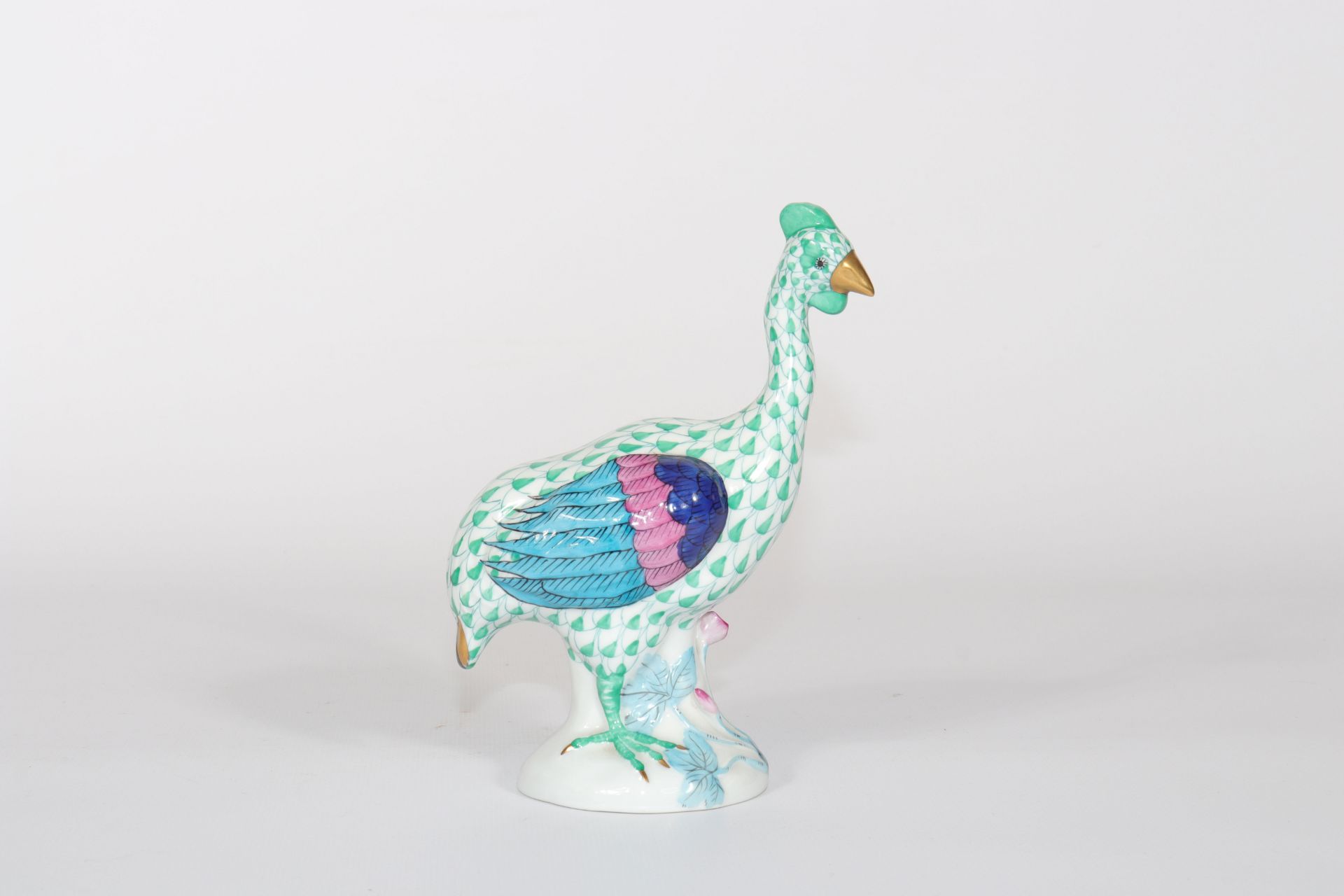 Herend Porcelain Guinea Fowl. Period XXth century