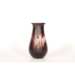 Muller Freres Luneville vase with lacustrine decoration released with acid