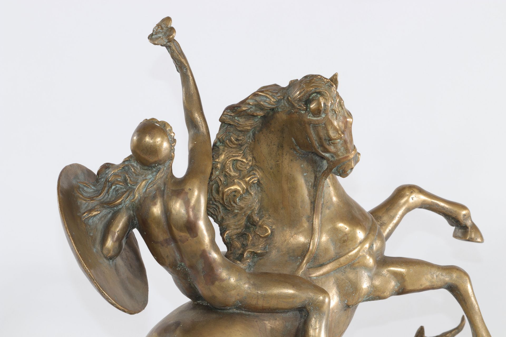 Salvador Dali. "Saint George and the dragon". Bronze. Signed on the base and the "Dali" plinth. Date - Image 4 of 7