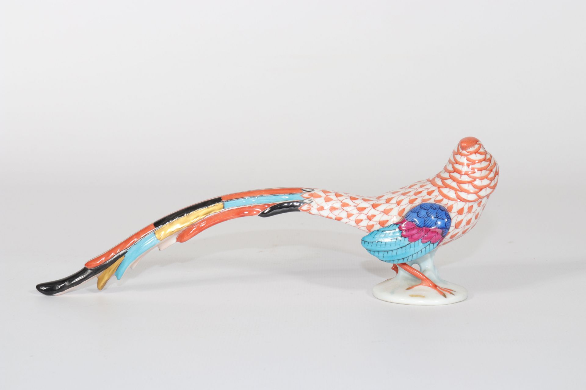 Herend Large Porcelain Pheasant. Period XXth century - Image 3 of 4