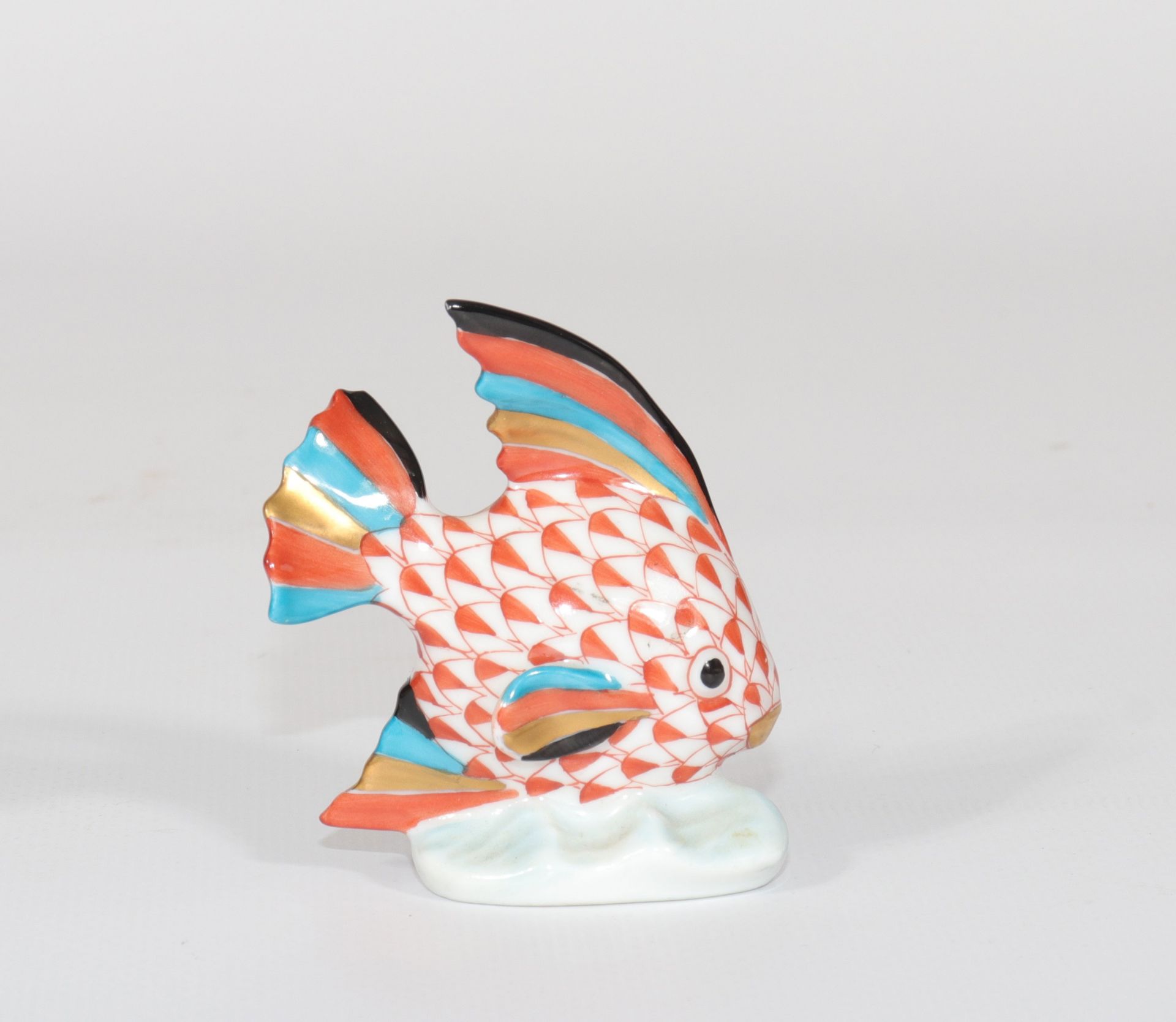 Herend Porcelain Fish. Period XXth century