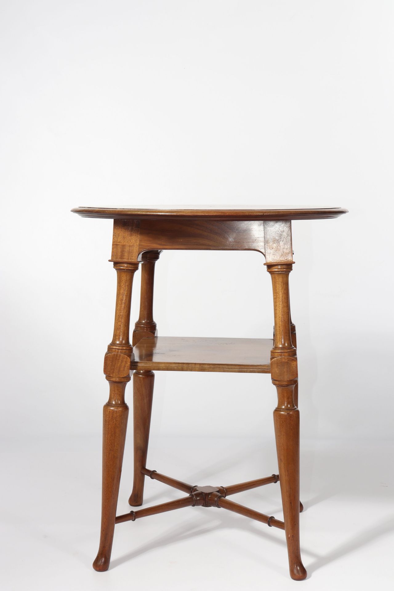 Georges Hobe (1854 - 1936) att side table in mahogany