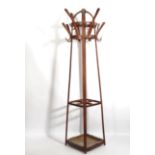 KOLOMAN MOSER (1868-1918) THONET Freres Publisher Curved wood coat rack