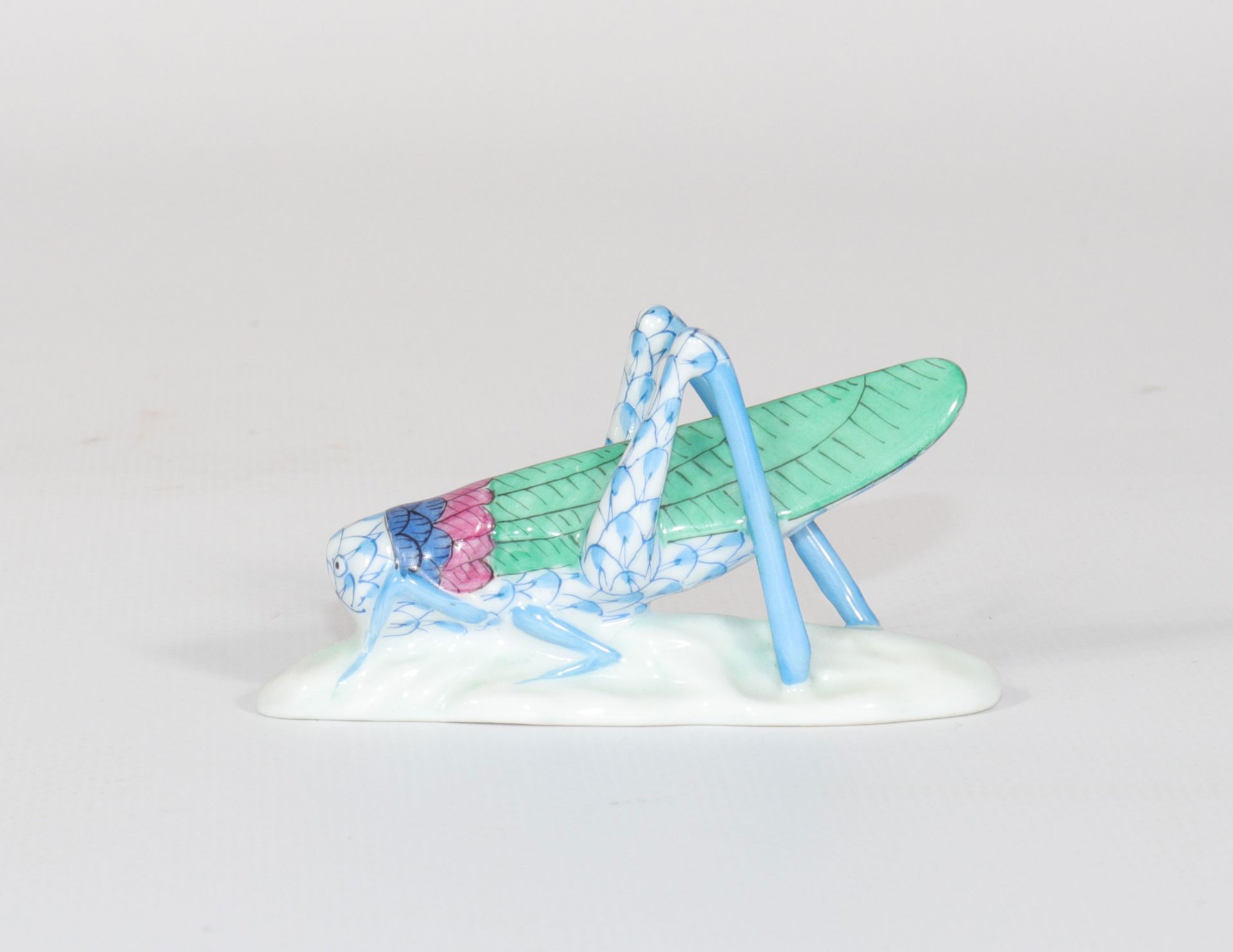 Herend Porcelain Grasshopper. Period XXth century - Image 2 of 3