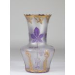 Seraing, VAL SAINT-LAMBERT, circa 1900 large vase Attributable to C. Renard or L. Ledru.