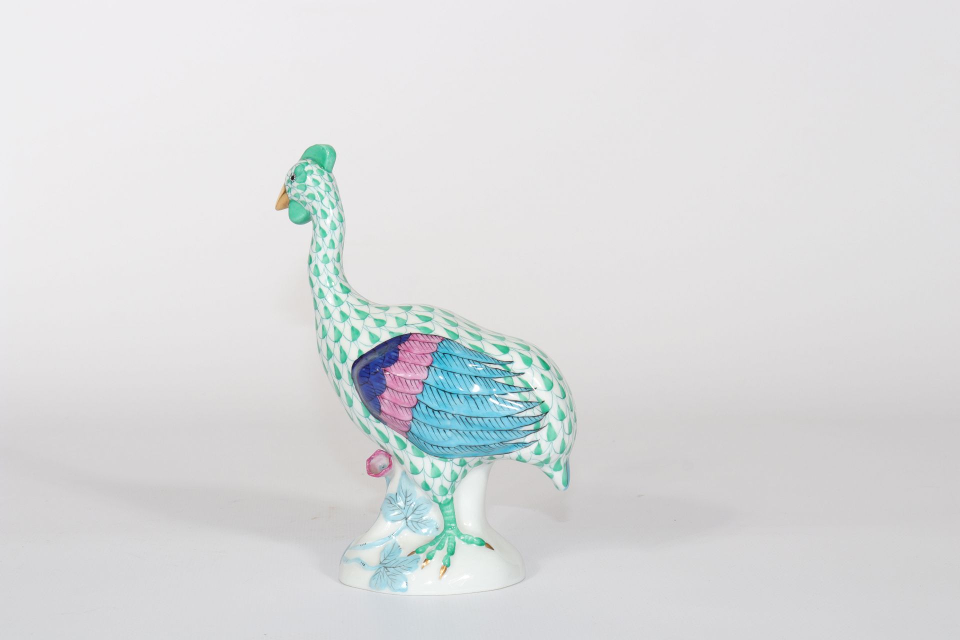 Herend Porcelain Guinea Fowl. Period XXth century - Image 3 of 4