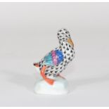 Herend Porcelain Duckling. Period XXth century