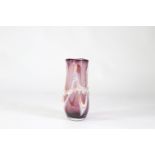 Louis Leloup Val Saint Lambert vase with applications