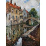 Ludovic JANSSEN (1888-1954) bridge in Bruges "